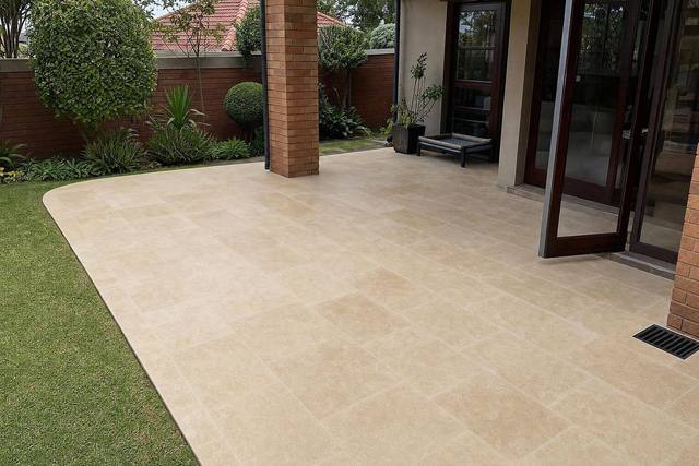 Travertine pavers & tiles in Travertine ivory