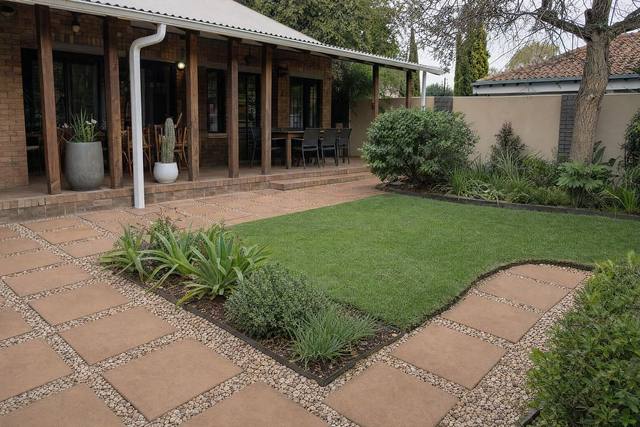 Square stepping stones in Cashmere