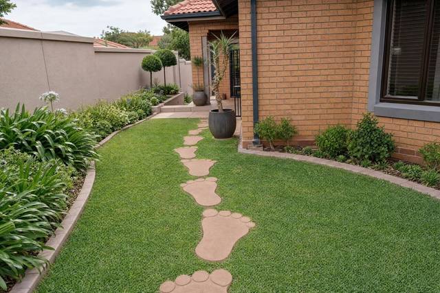 Decorative stepping stones in Cashmere