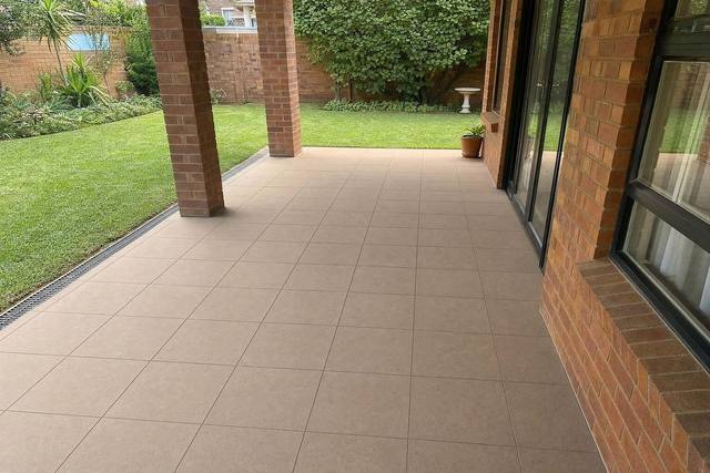 Cement tiles in Chocolate